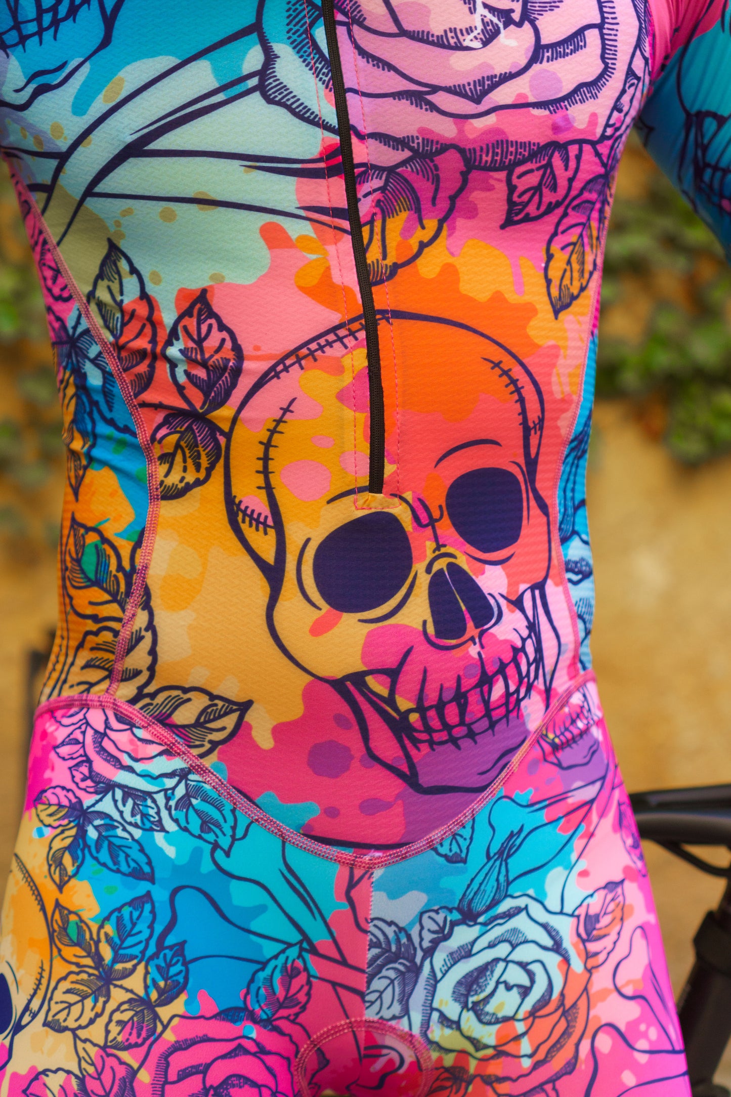 Men's Trisuit- Skulls n' Roses