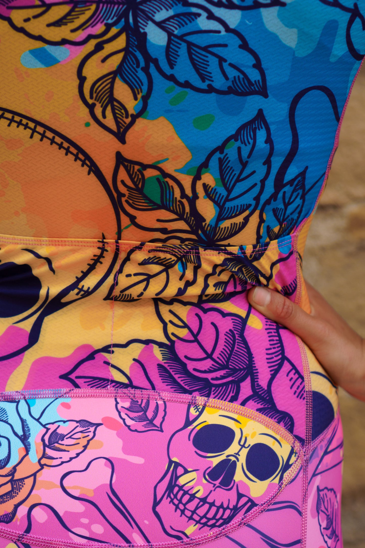 Women's Trisuit- Skulls n' Roses