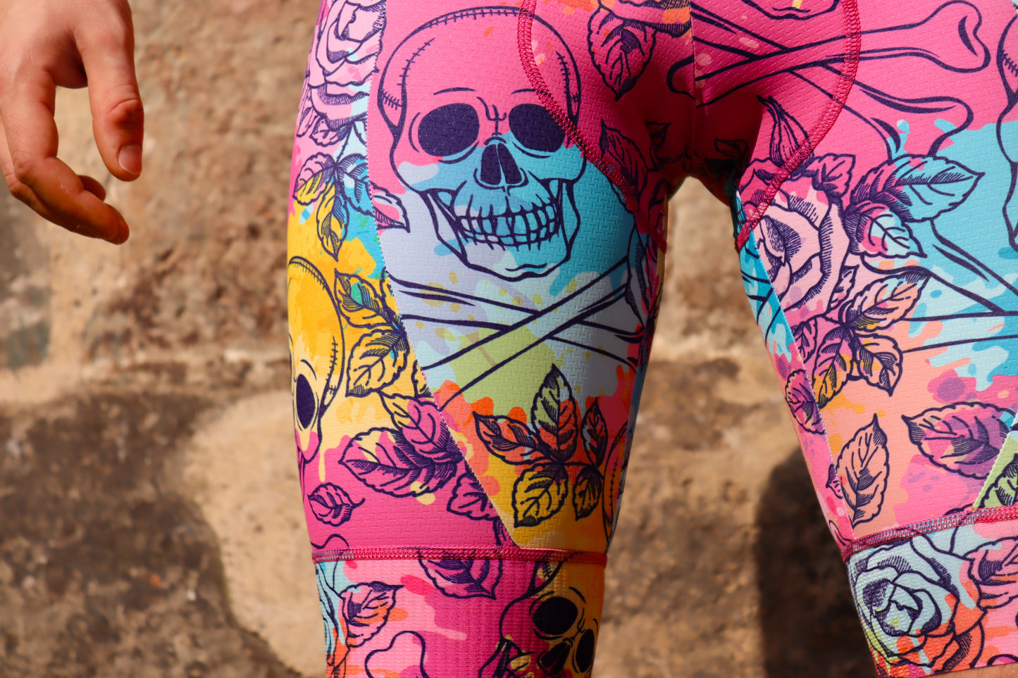 Men's Pro Bib- Skulls & Roses