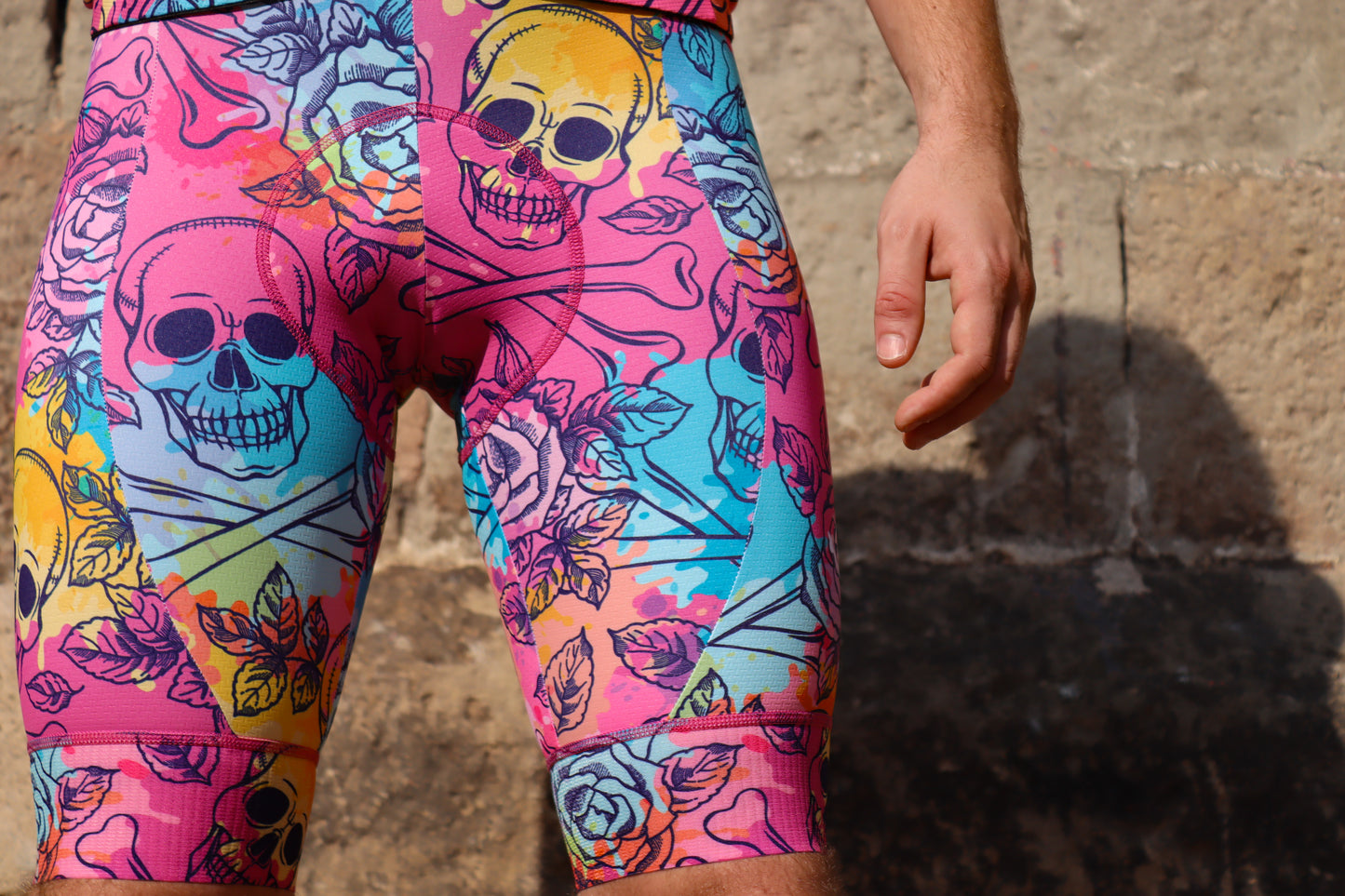 Men's Pro Bib- Skulls & Roses