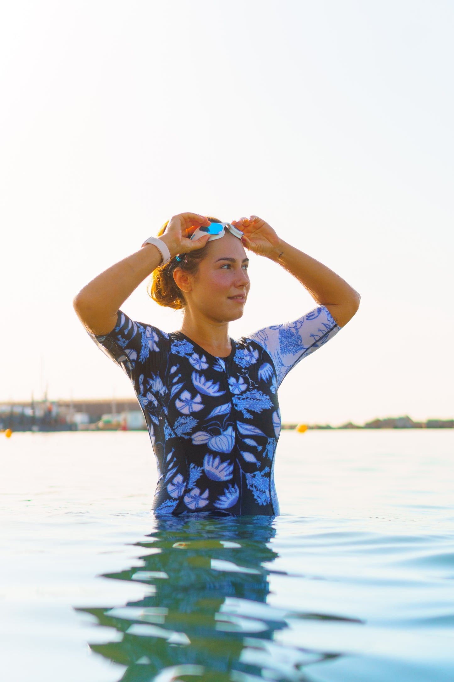 Women's Trisuit- Midnight Garden