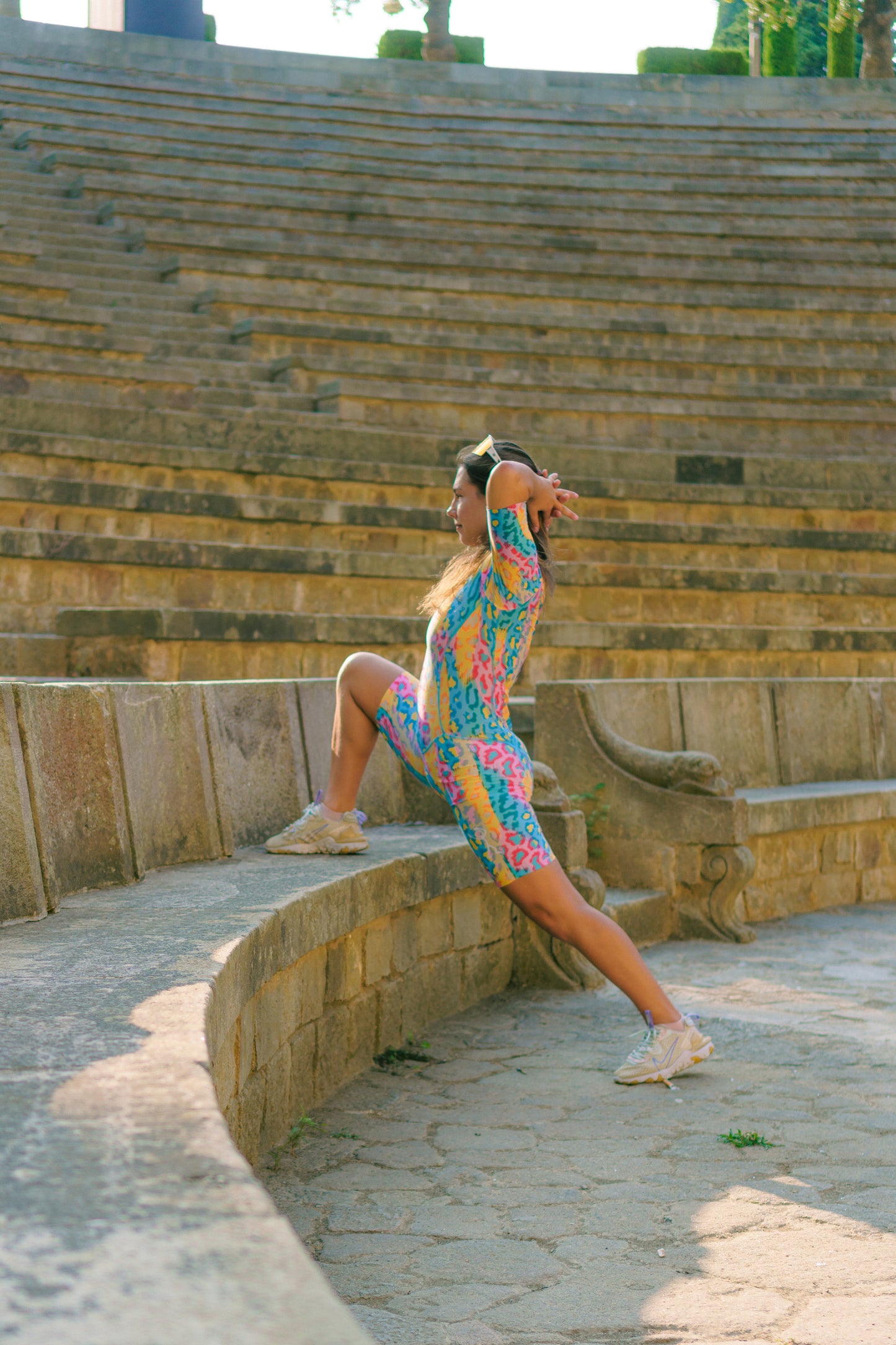 Women's Trisuit- Rainbow Leopard