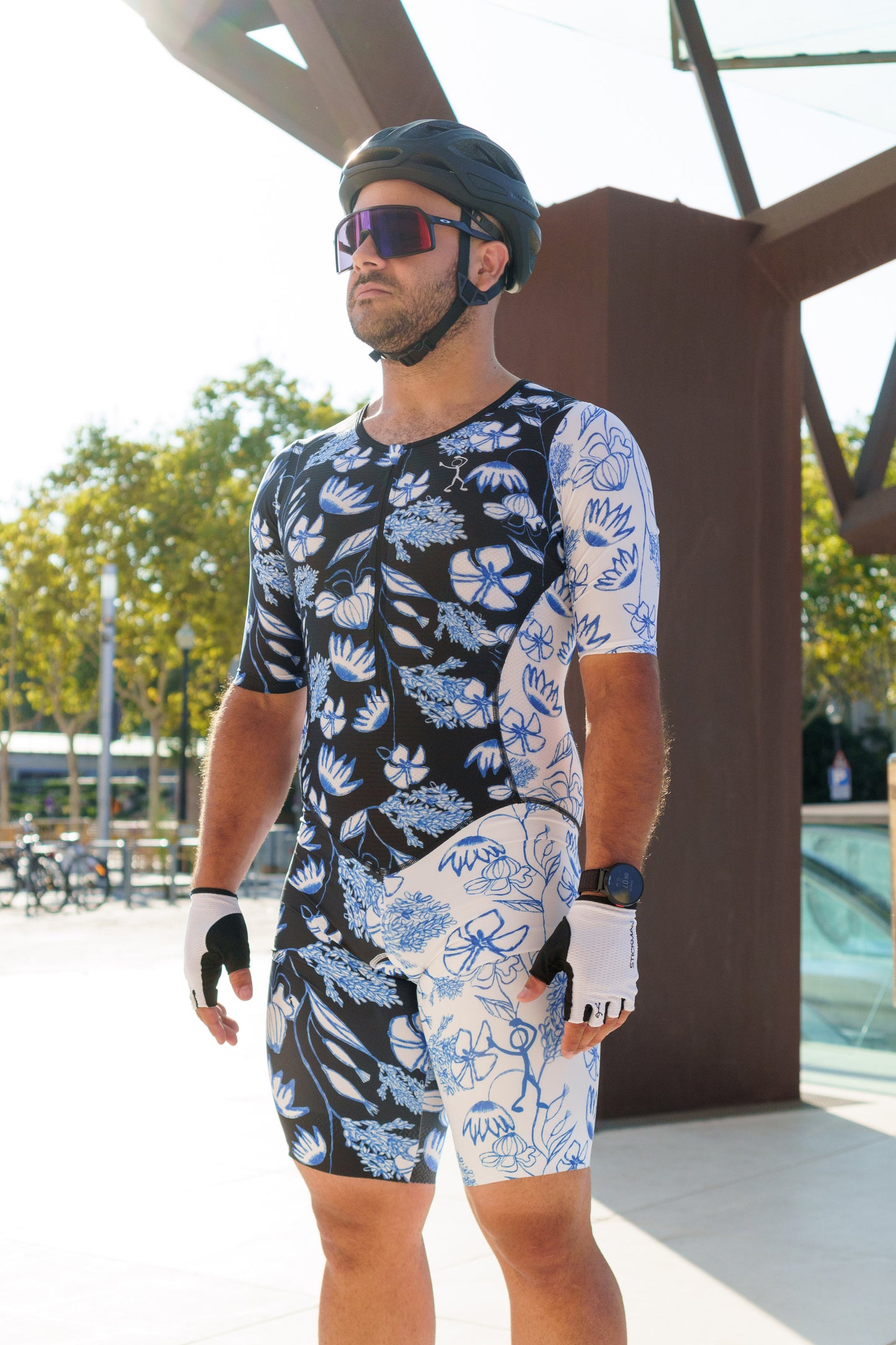 Men's Trisuit- Midnight Garden