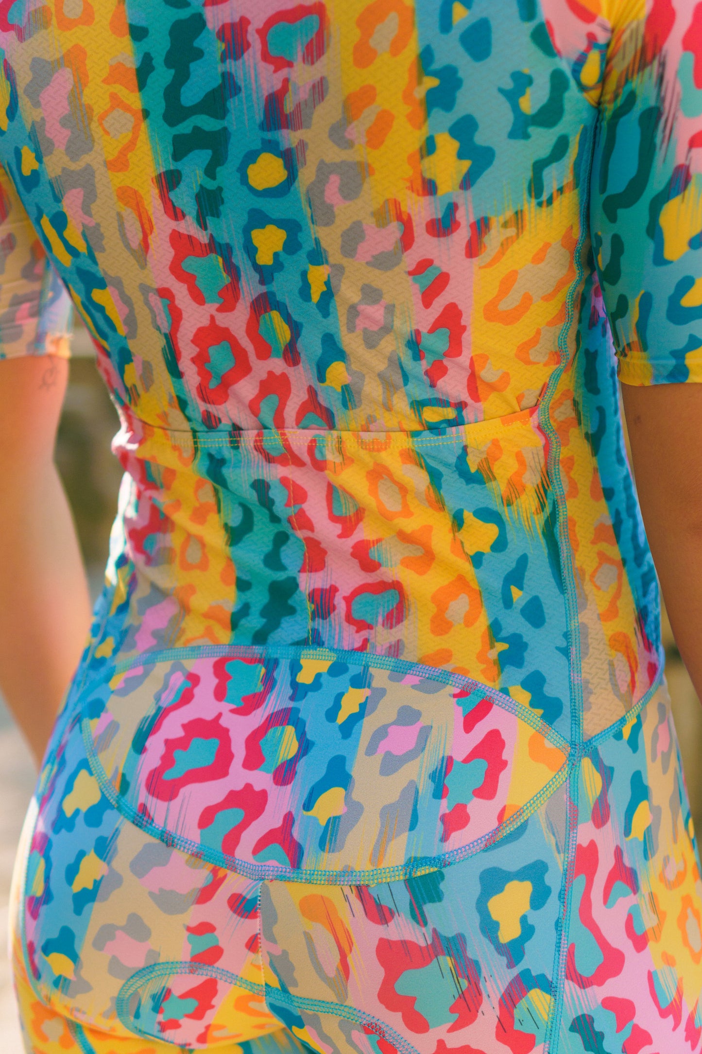 Women's Trisuit- Rainbow Leopard