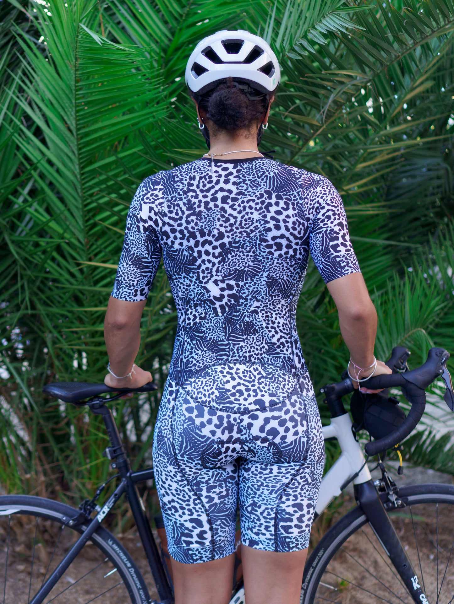 Women's Trisuit- Snow Leopard