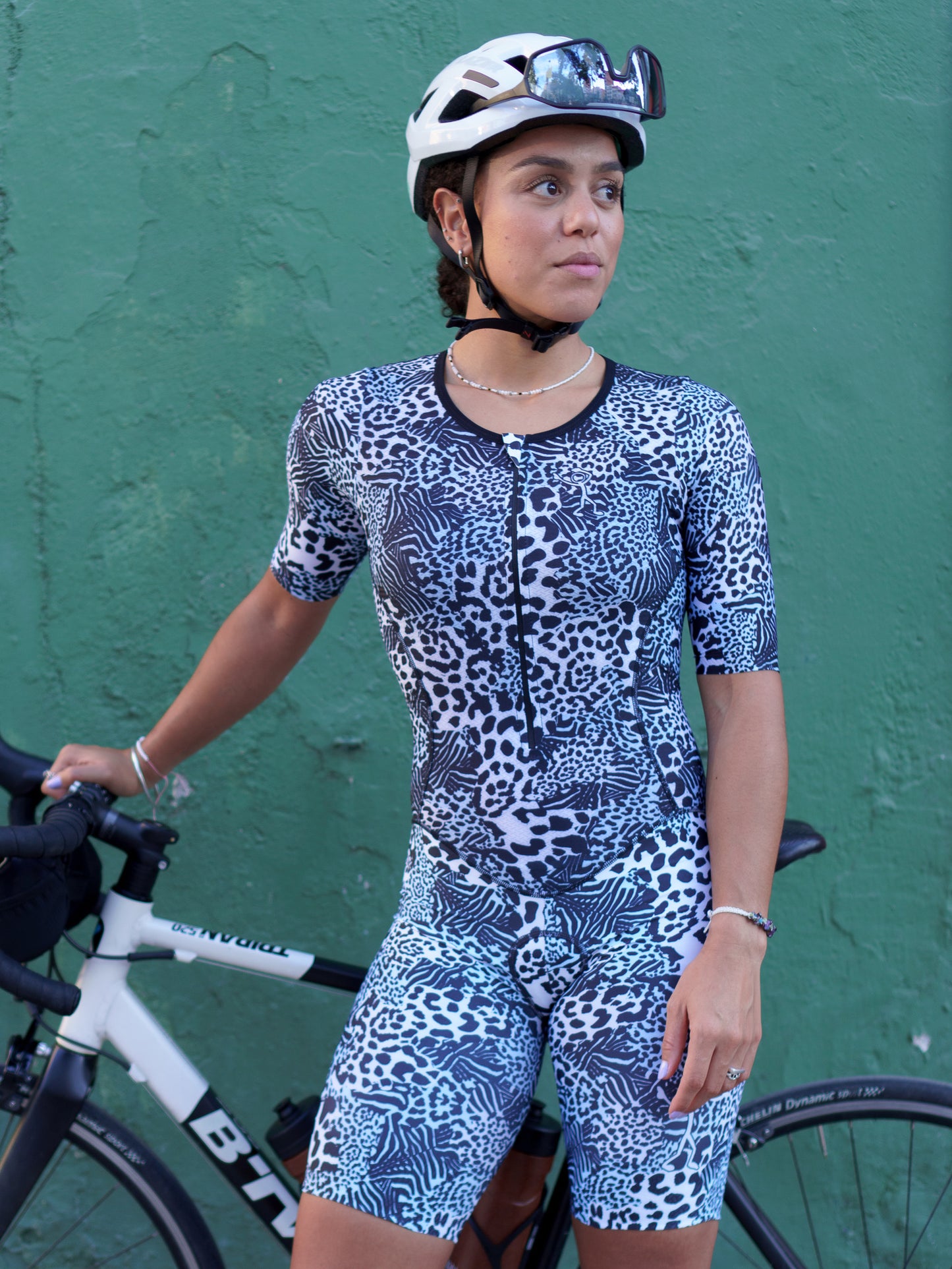 Women's Trisuit- Snow Leopard