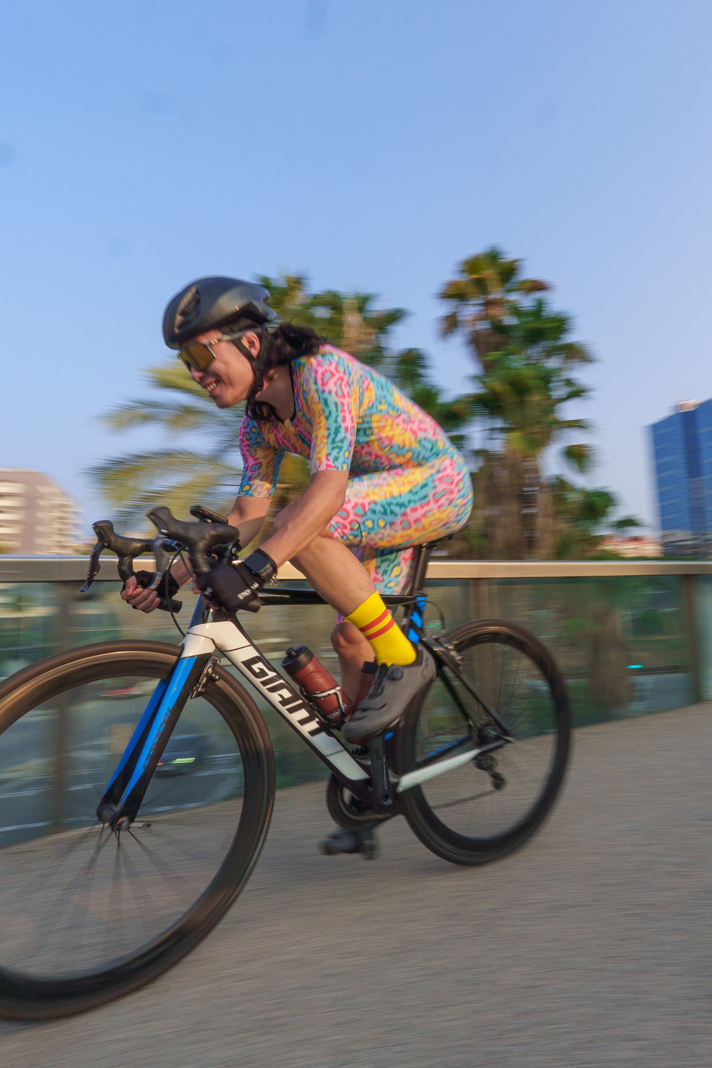 Men's Trisuit- Rainbow Leopard