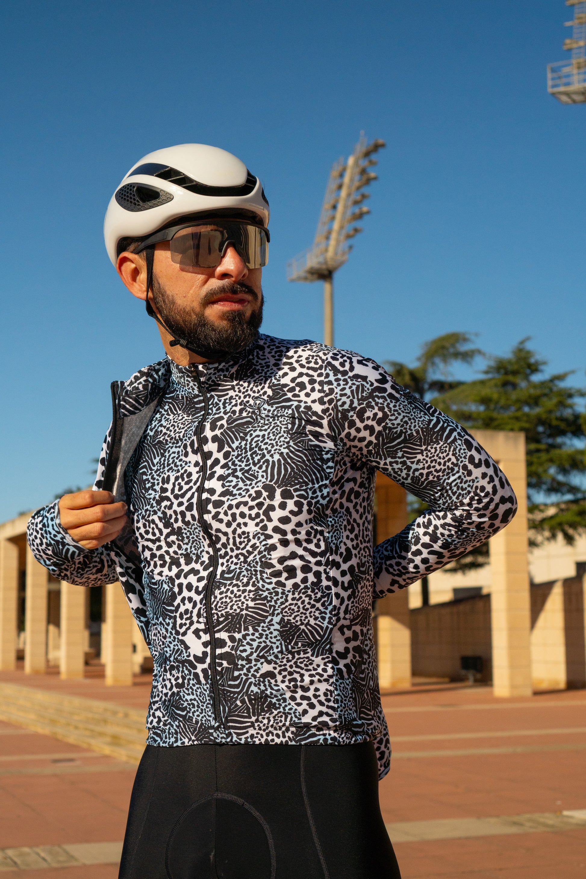 Chaqueta cortavientos para mujer - Snow Leopard – stickman cycling