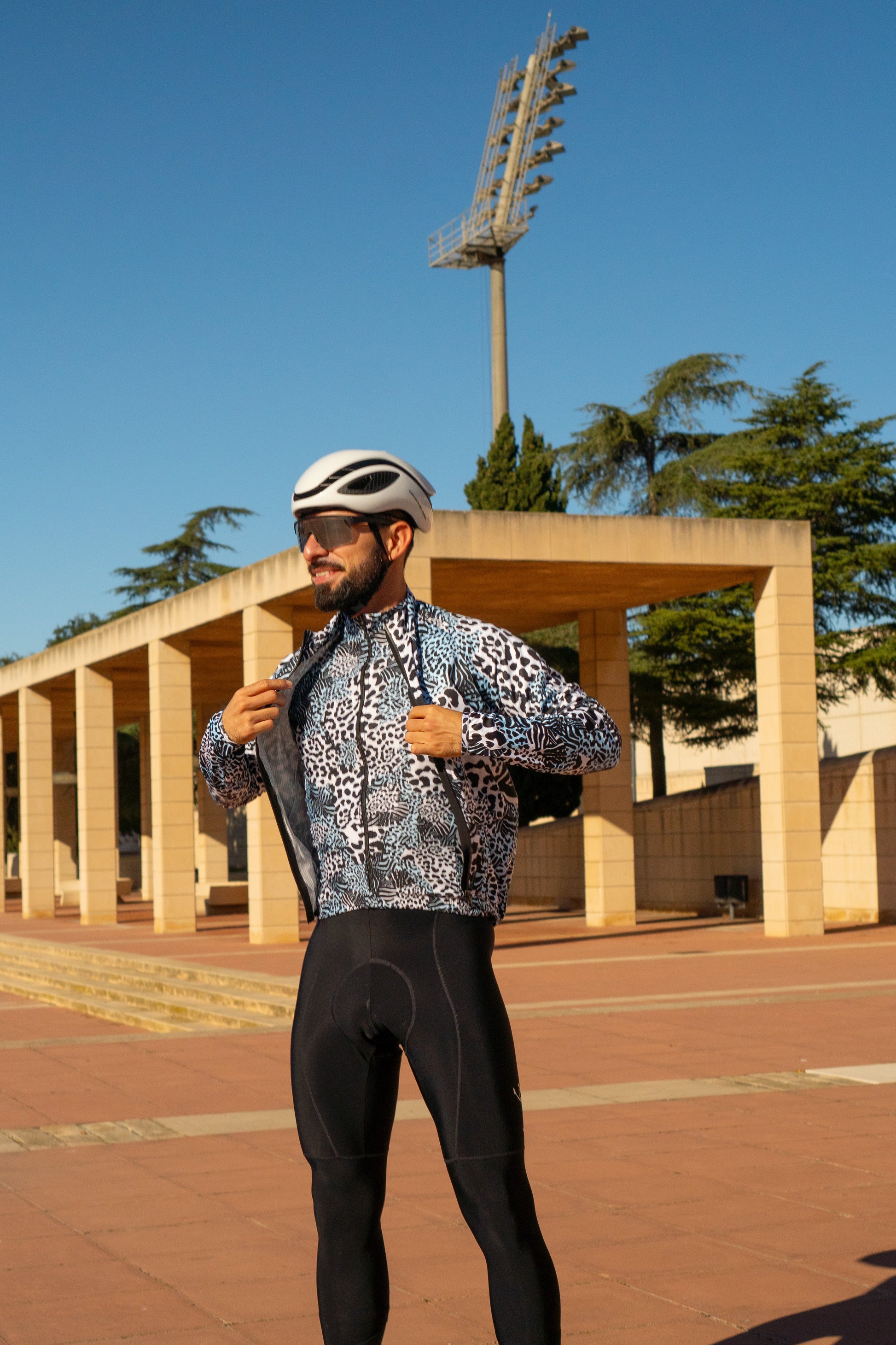 Chaqueta cortavientos para mujer - Snow Leopard – stickman cycling