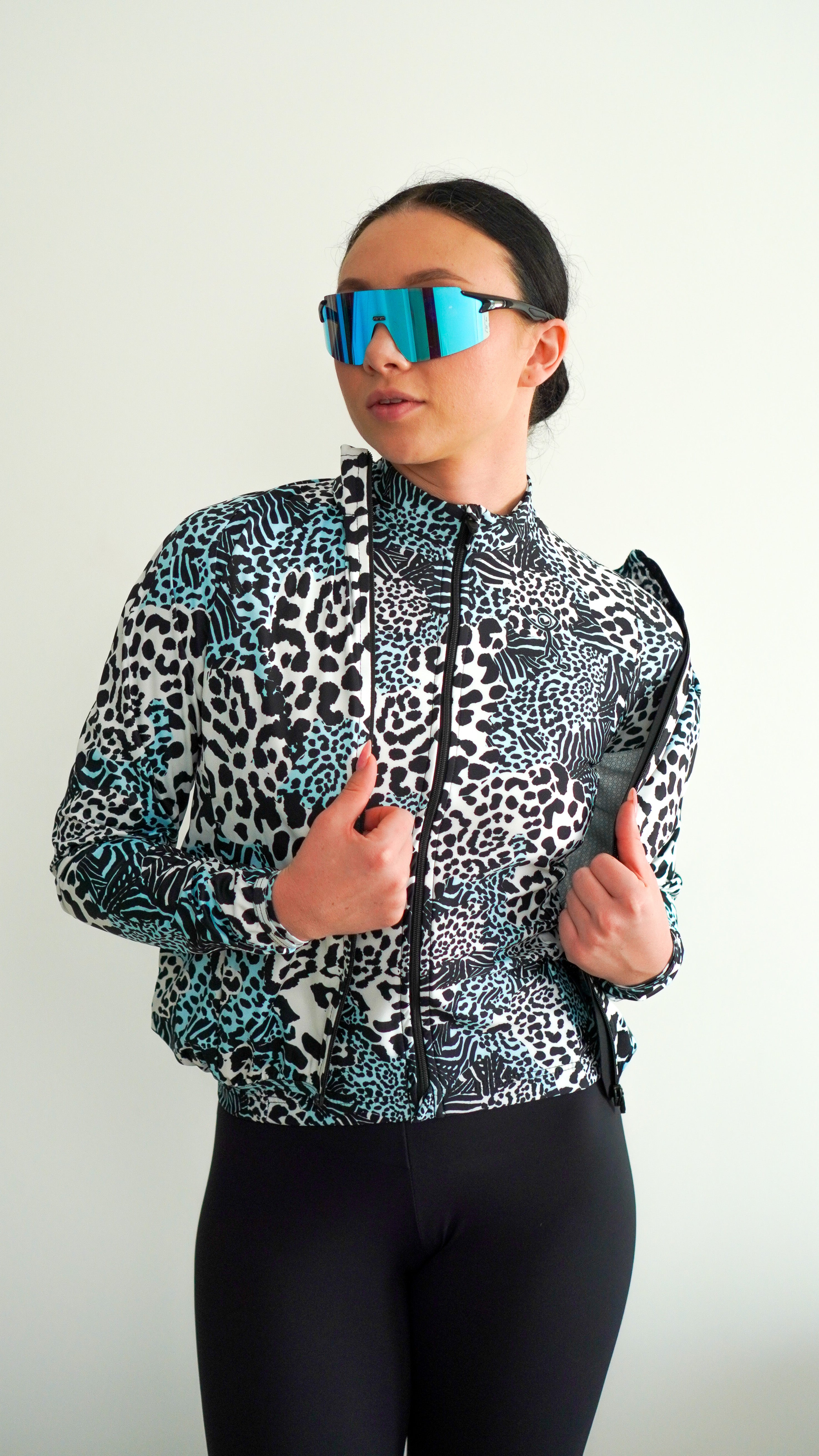 Nike leopard clearance print windbreaker