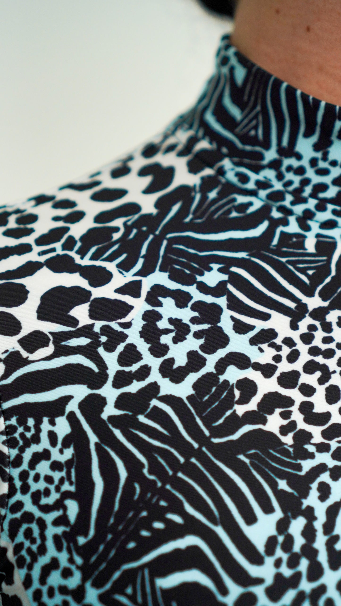 Women's Aero Long-Sleeve Jersey- Snow Leopard