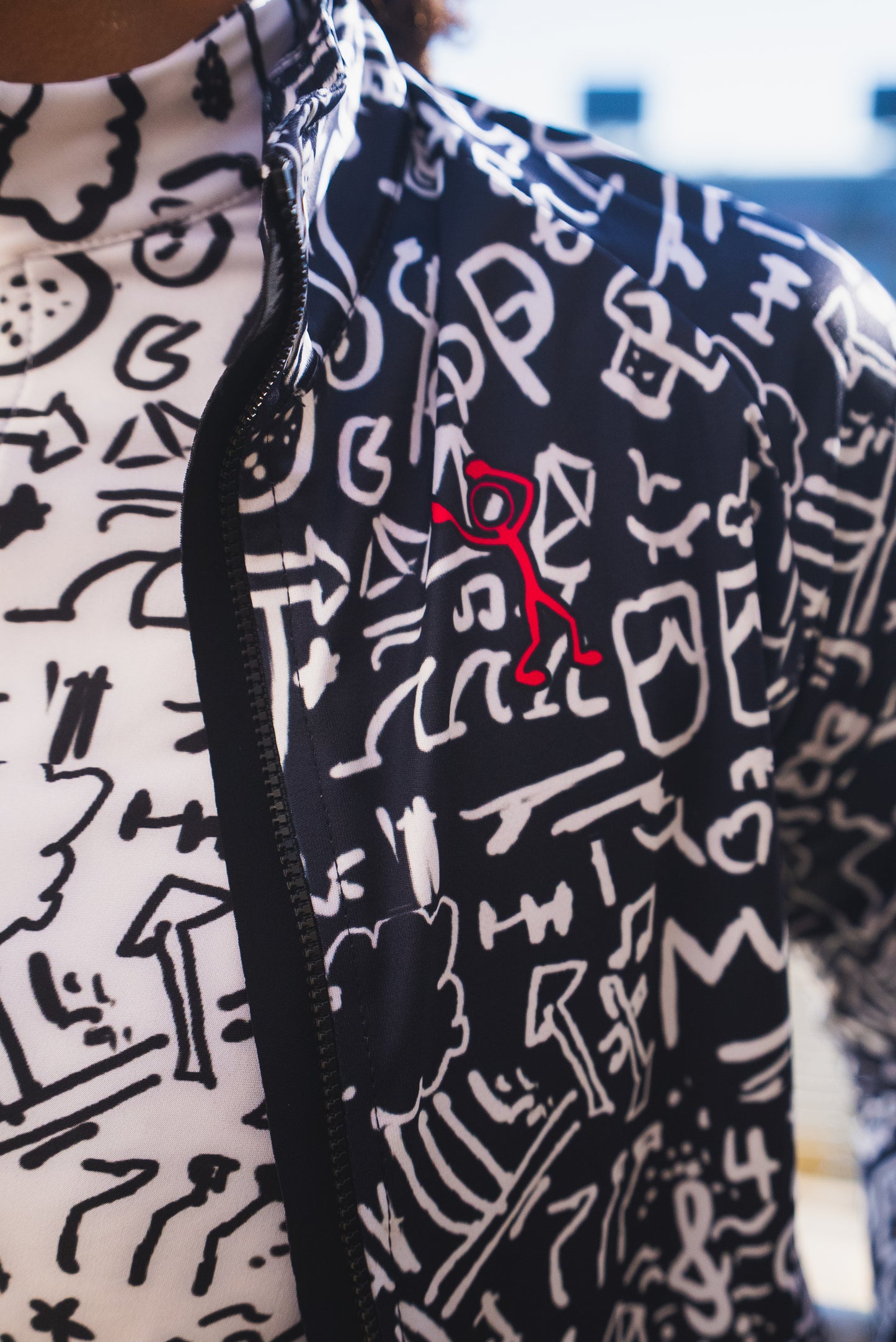 Women's Windbreaker Jacket- Sketch