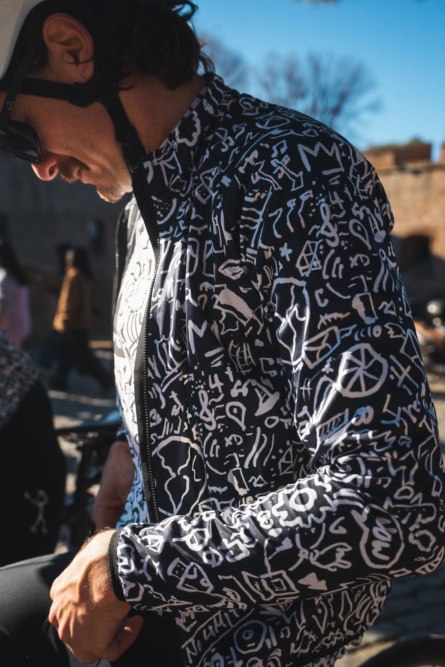 Men's Windbreaker Jacket- Sketch