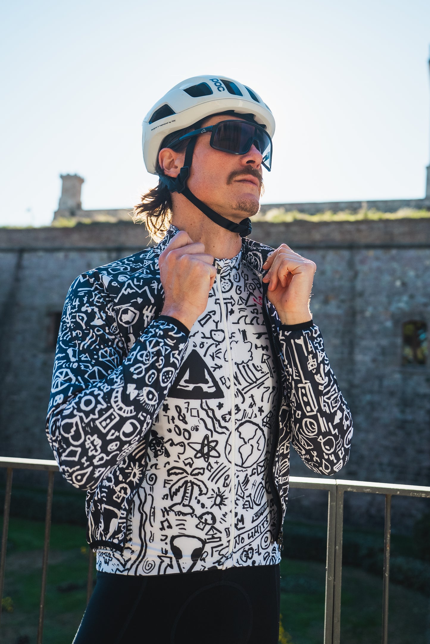 Men's Windbreaker Jacket- Sketch