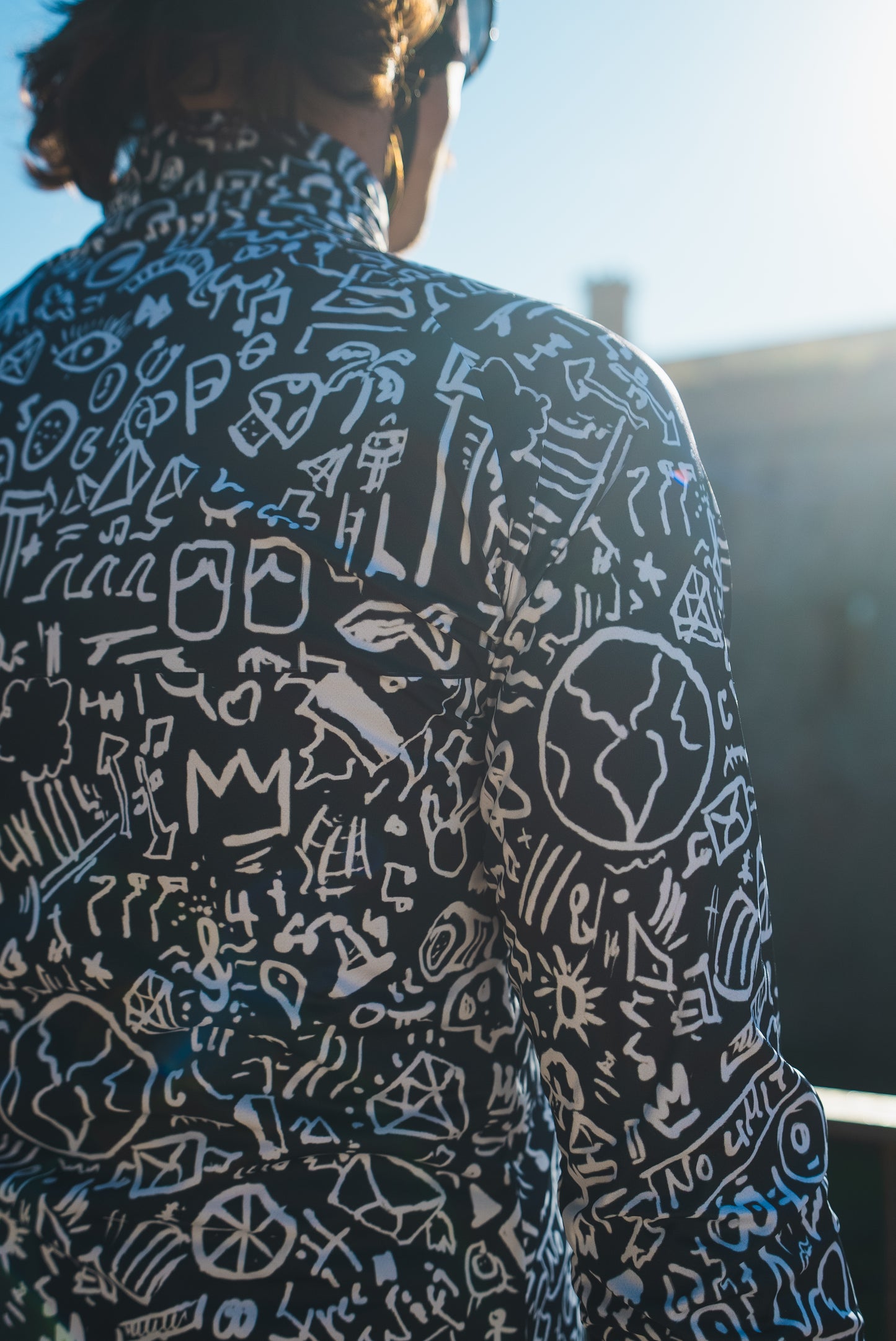 Men's Windbreaker Jacket- Sketch