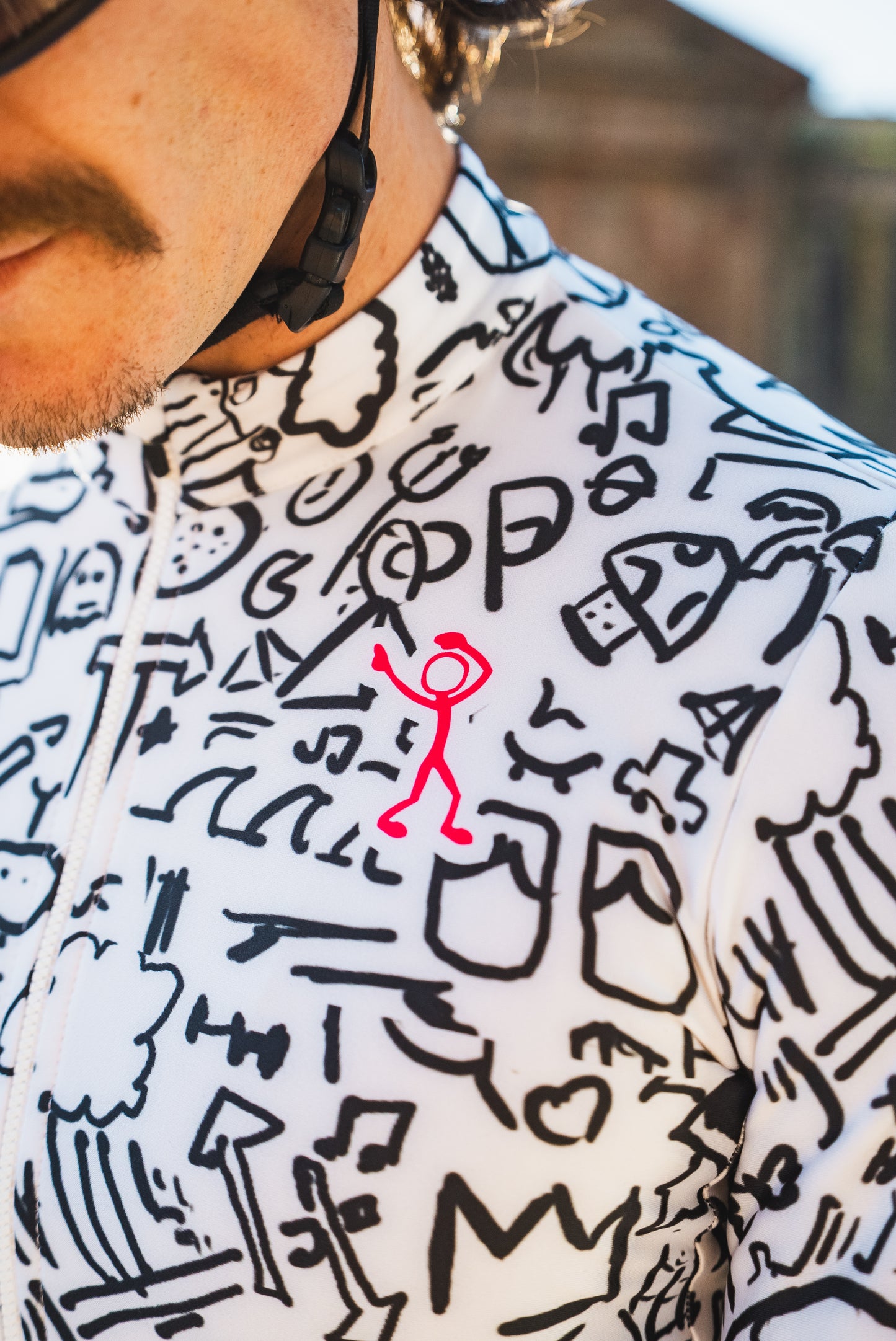 Men's Aero Long-Sleeve Jersey- Sketch