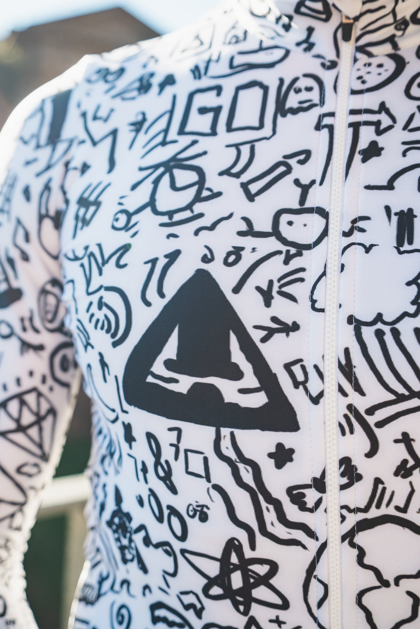 Men's Aero Long-Sleeve Jersey- Sketch