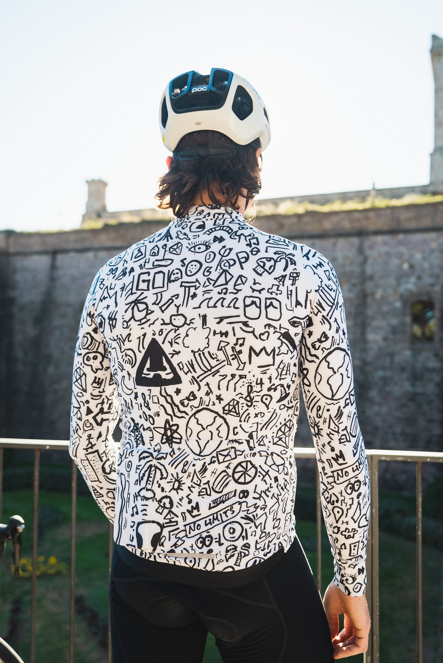 Men's Aero Long-Sleeve Jersey- Sketch