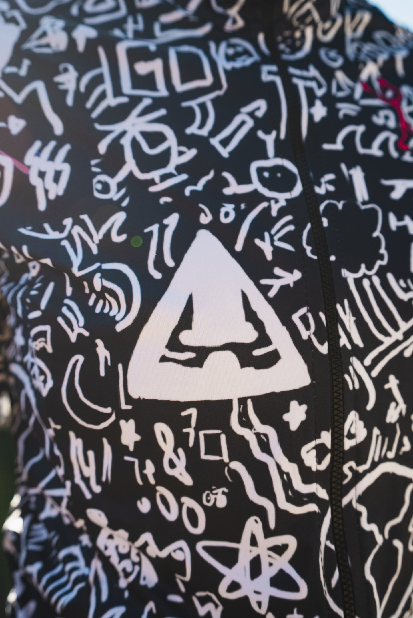 Women's Windbreaker Jacket- Sketch