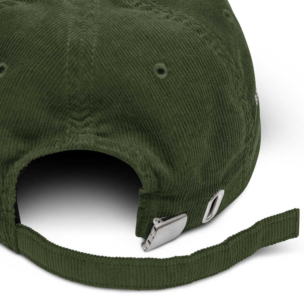 녹색 코듀로이 모자