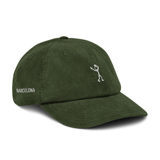 녹색 코듀로이 모자